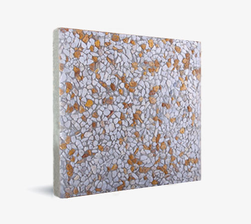 موزاییک واش بتن (سفید-لیمویی) 50x50cm